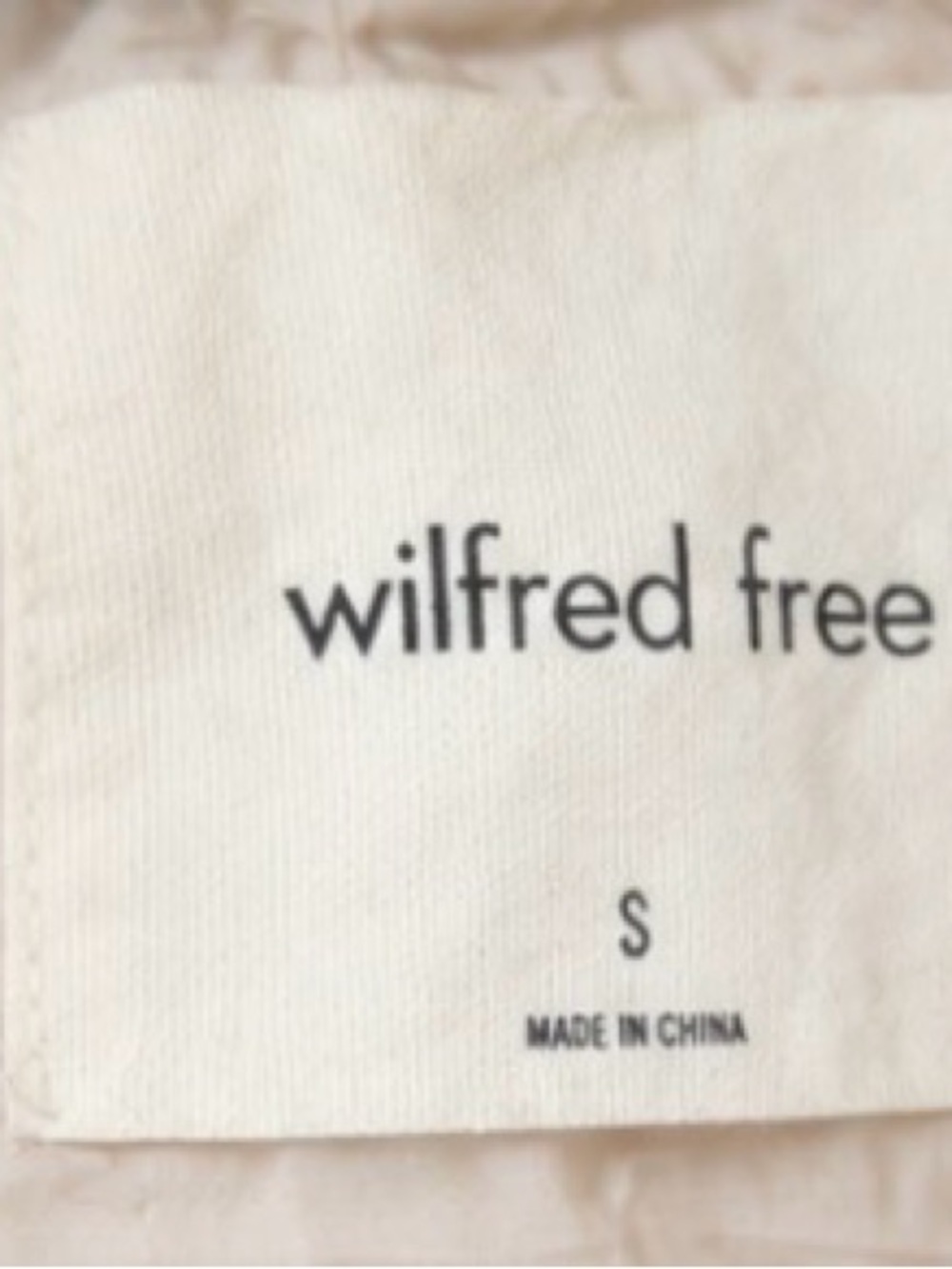 Aritzia Wilfred Free Wool Blend Shacket Jacket Cream Ivory Size Small - Picture 3 of 4